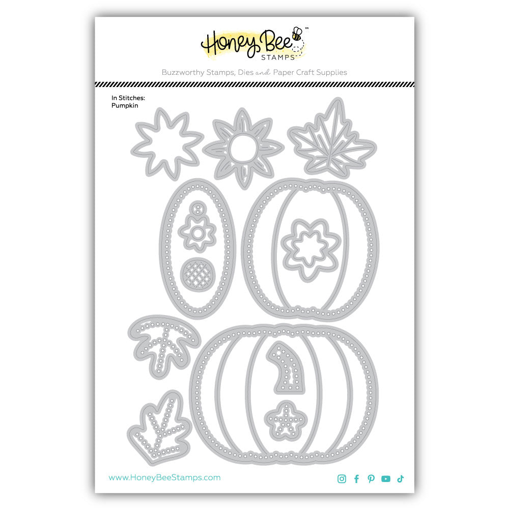 In Stitches: Pumpkin - Honey Cuts Stand-Alone Dies