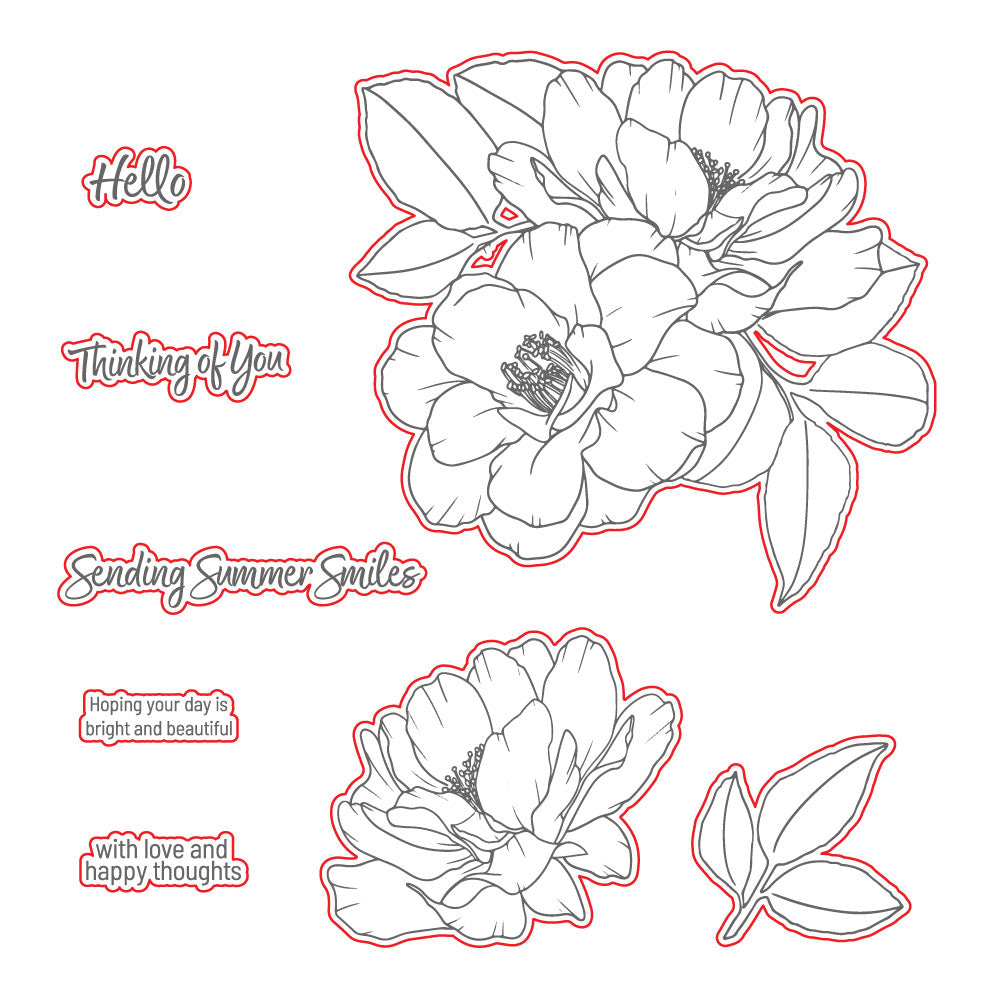 Summer Smiles - Honey Cuts Coordinating Dies