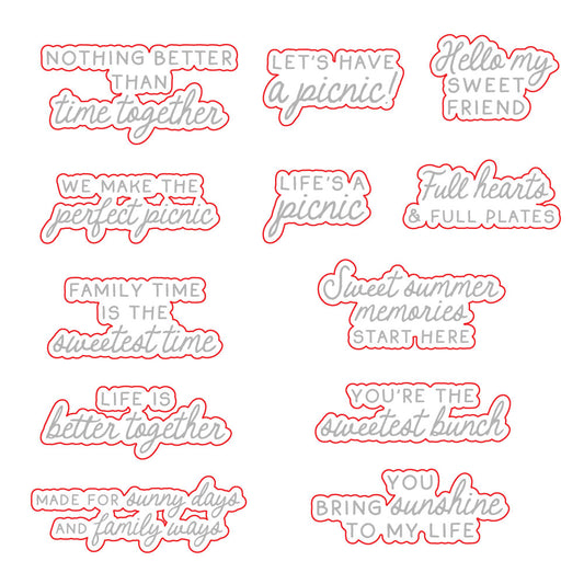 Sweetest Bunch - Honey Cuts Coordinating Dies