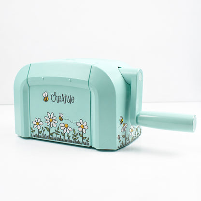 Honey Bee Stamps aqua colored spellbinders platinum scout die cutting machine