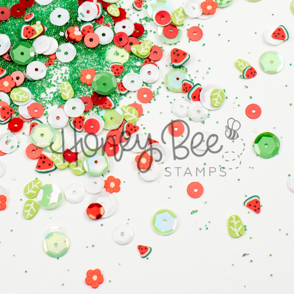 One In A Melon - Sequin and Clay Charms Mix