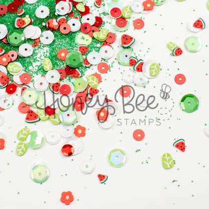 One In A Melon - Sequin and Clay Charms Mix