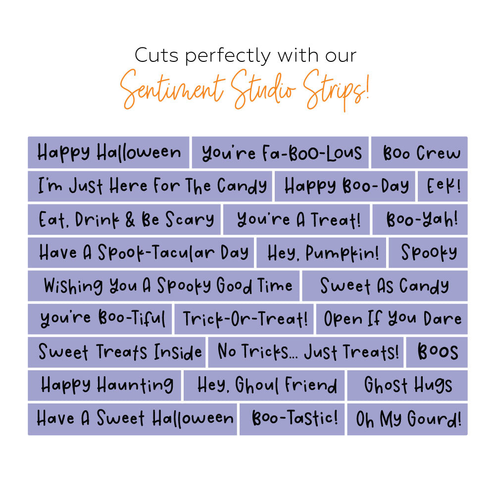Sentiment Studio: Strips - Honey Cuts Coordinating Dies