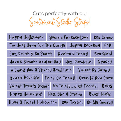 Sentiment Studio: Strips - Honey Cuts Coordinating Dies