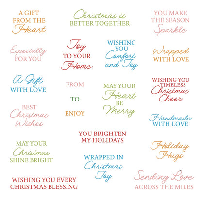 Timeless Christmas Cheer - 6x6 Photopolymer Stamp Set