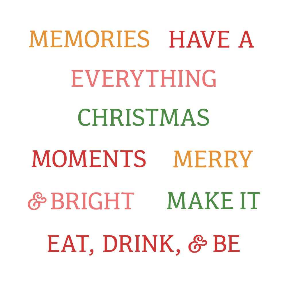 Merry Additions - 3x3 Photopolymer Stamp Set