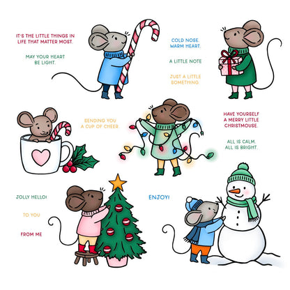 Merry Christmouse - 6x6 Photopolymer Stamp Set