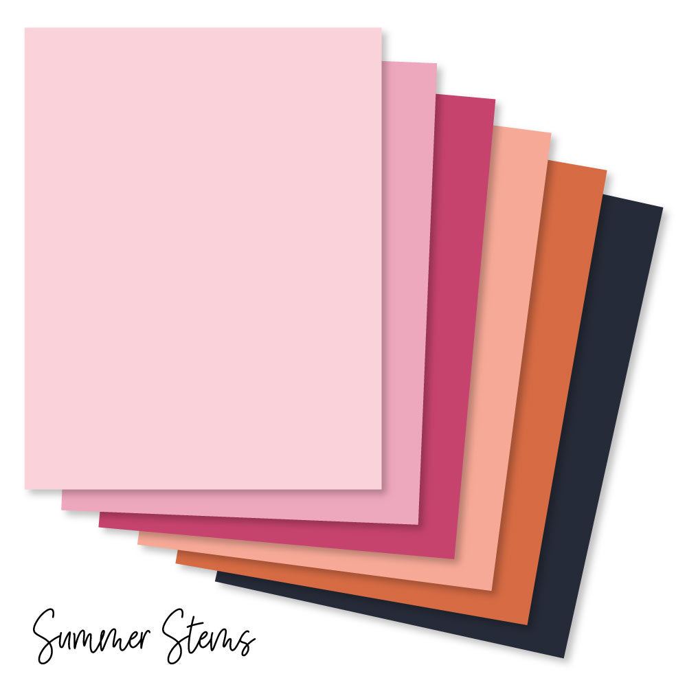 July 2026 - All New Printed Paper Packs and Coordinating Solid Cardstock