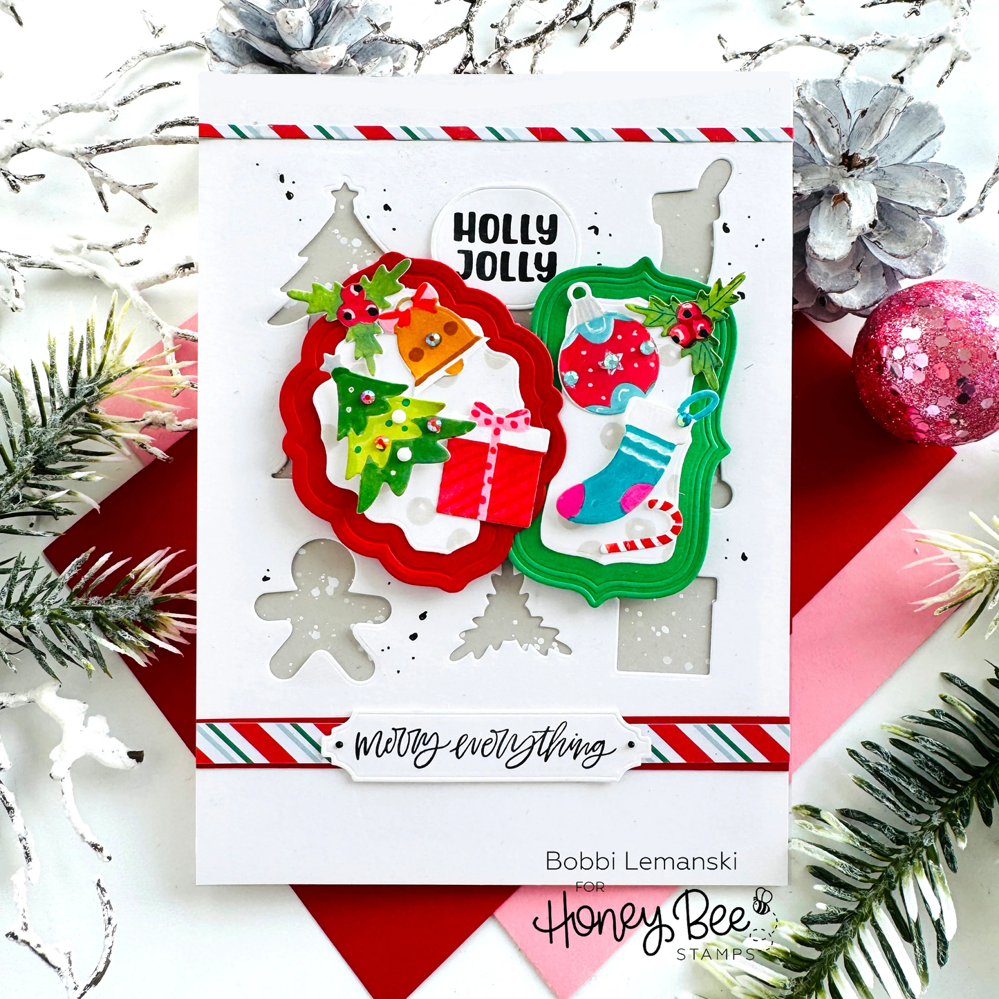 Festive Frames - Honey Cuts - Stand - Alone Dies - Honey Bee Stamps