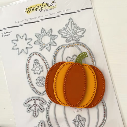 In Stitches: Pumpkin - Honey Cuts Stand-Alone Dies