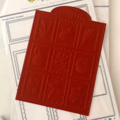 Autumn Keepsakes - 3D Embossing Folder