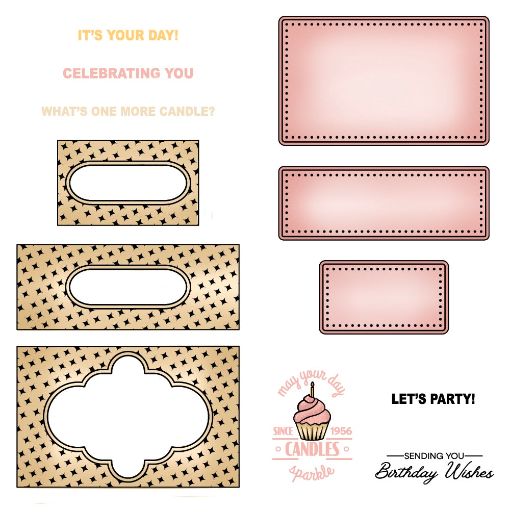 Celebration VGCB Add-On 6x8 Stamp Set