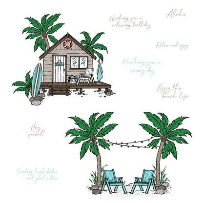 Beach Please - 6x8 Stamp Set