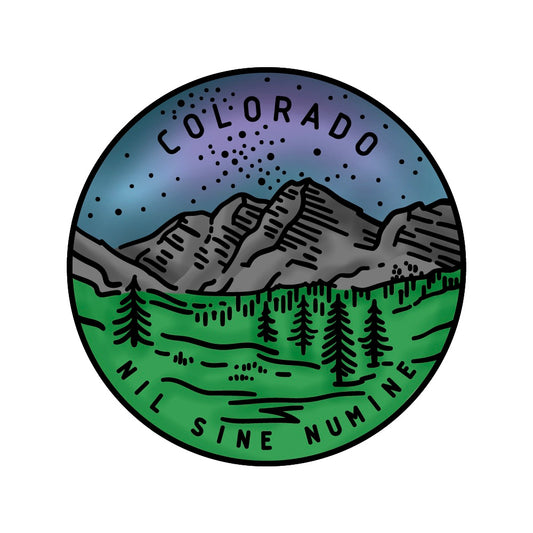 50 States Circles - 2x2 Stamp Set - Colorado