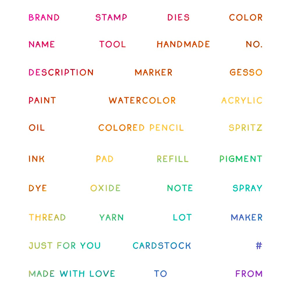 Swatched - 3x4 Photopolymer Stamp Set