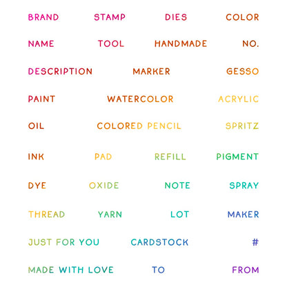 Swatched - 3x4 Photopolymer Stamp Set