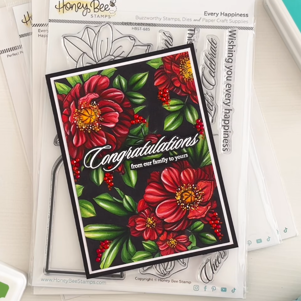 Perfect Peonies - 6x8 Photopolymer Stamp Set