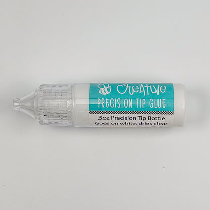 Bee Creative Easy Squeeze Precision Tip Glue - .5oz - Dries Clear - Our Original Formula!