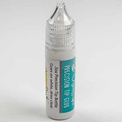 Bee Creative Easy Squeeze Precision Tip Glue - .5oz - Dries Clear - Our Original Formula!
