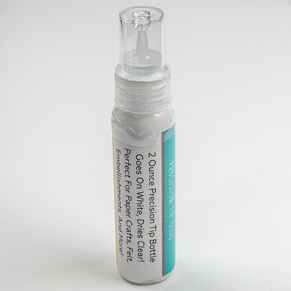 Bee Creative Easy Squeeze Precision Tip Glue - 2oz - Dries Clear - Our Original Formula!