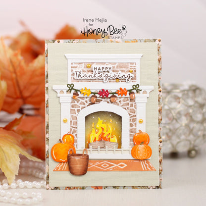 Lovely Layers: Fireplace Falloween Add-On - Honey Cuts