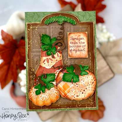 Lovely Layers: Boho Pumpkins - Honey Cuts Stand-Alone Dies