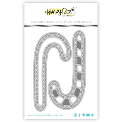 In Stitches: Candy Cane - Honey Cuts - Stand-Alone Dies