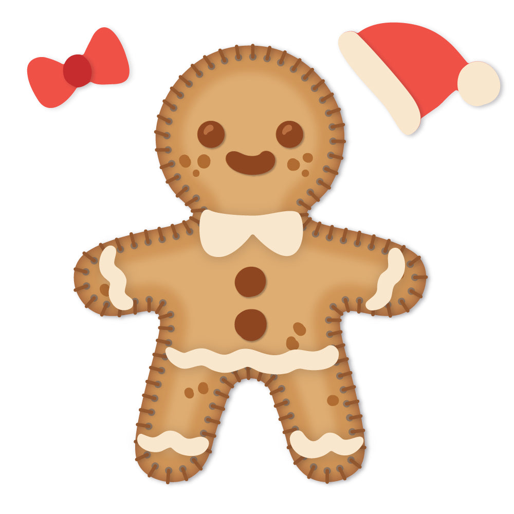 In Stitches: Gingerbread - Honey Cuts - Stand-Alone Dies