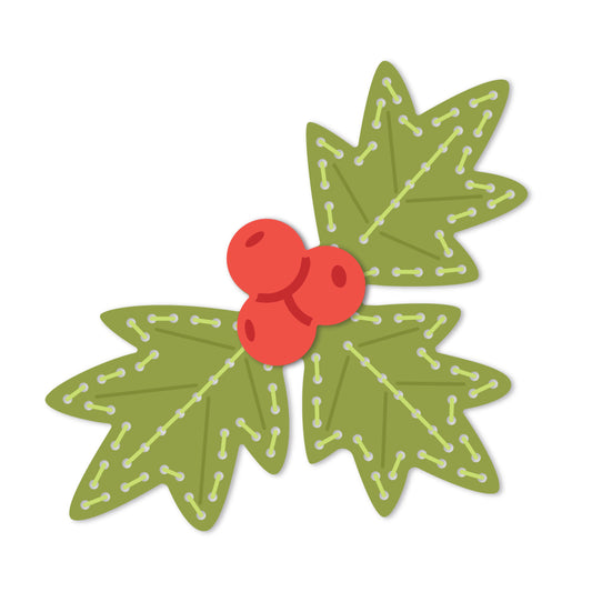 In Stitches: Holly - Honey Cuts - Stand-Alone Dies