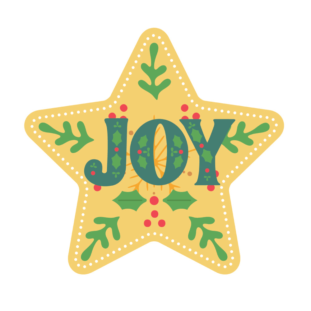 In Stitches: Joyful Star - Honey Cuts Stand-Alone Dies - Sample Card