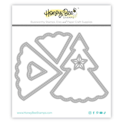 In Stitches: Christmas Tree - Honey Cuts - Stand-Alone Dies