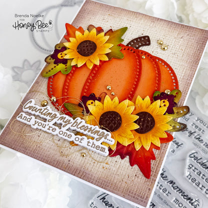 In Stitches: Pumpkin - Honey Cuts Stand-Alone Dies