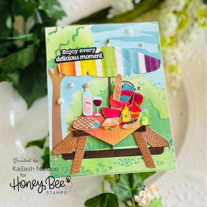 Lovely Layers: Picnic Table - Honey Cuts Stand-Alone Dies