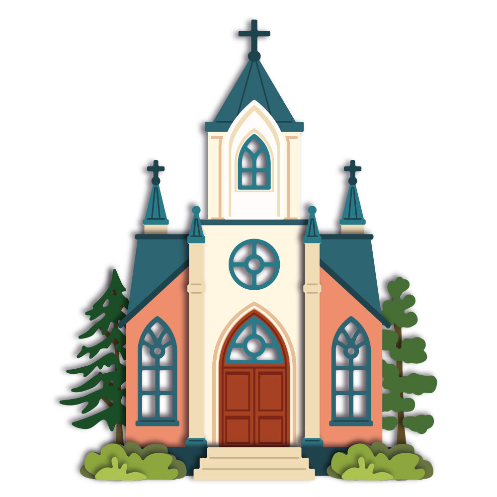 Lovely Layers: Cathedral - Honey Cuts - Stand-Alone Dies