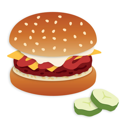Lovely Layers: Hamburger - Honey Cuts Stand-Alone Dies