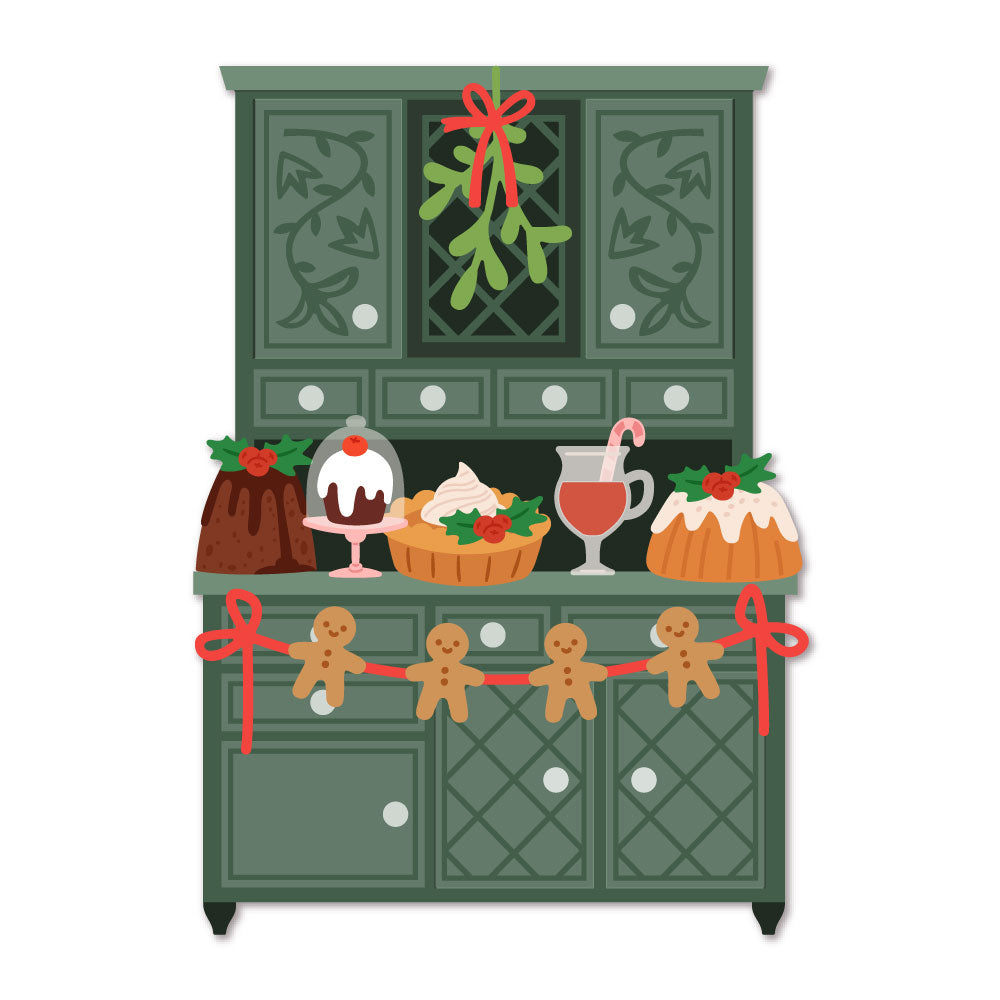 Lovely Layers: Hoosier Cabinet - Holiday Add-On - Honey Cuts