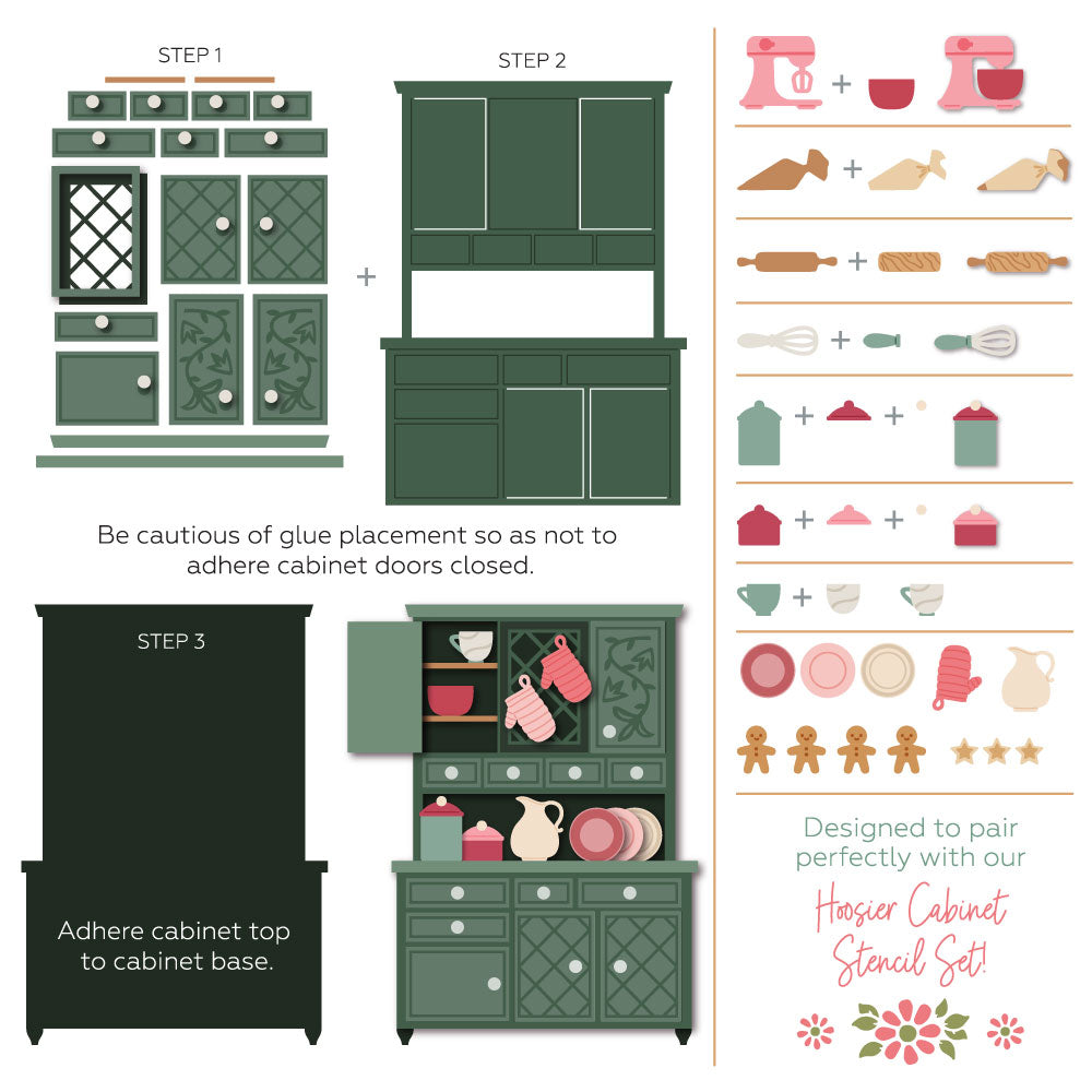 Lovely Layers: Hoosier Cabinet - Honey Cuts