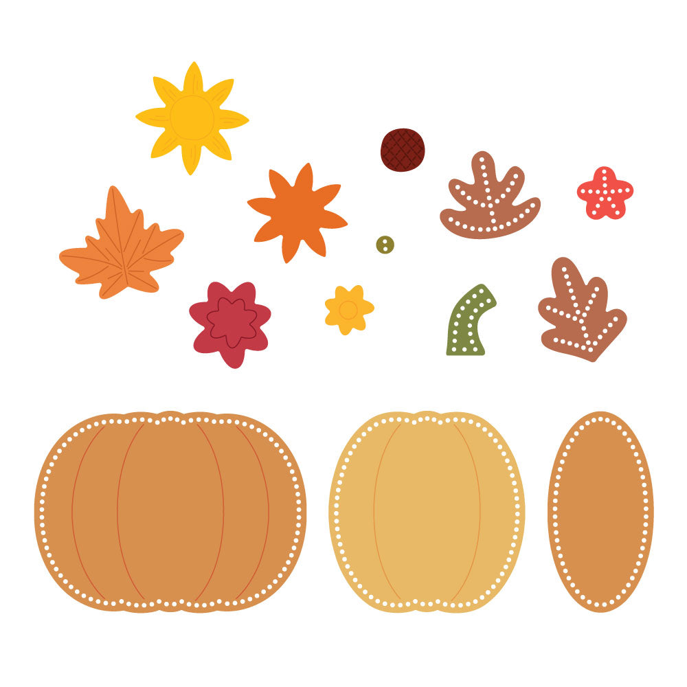 In Stitches: Pumpkin - Honey Cuts Stand-Alone Dies