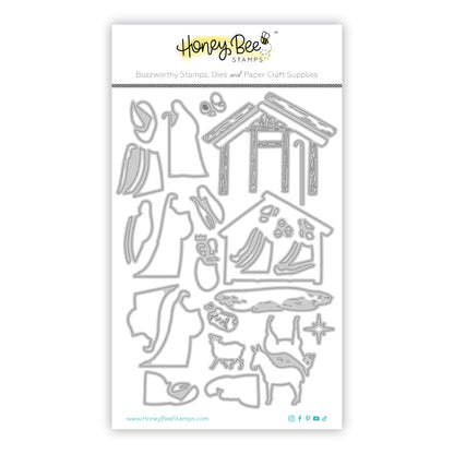 Lovely Layers: Nativity Scene - Honey Cuts - Stand-Alone Dies