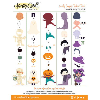 Lovely Layers: Trick Or Treat - Honey Cuts Stand-Alone Dies