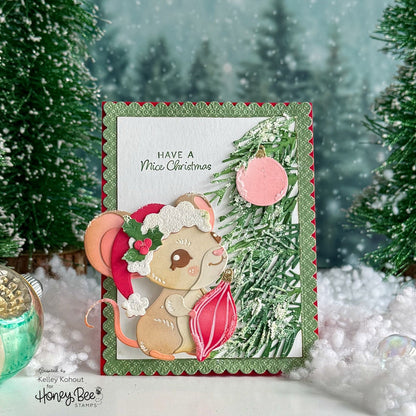 Lovely Layers: Cute Mouse and Tiny Hello - Sample Card