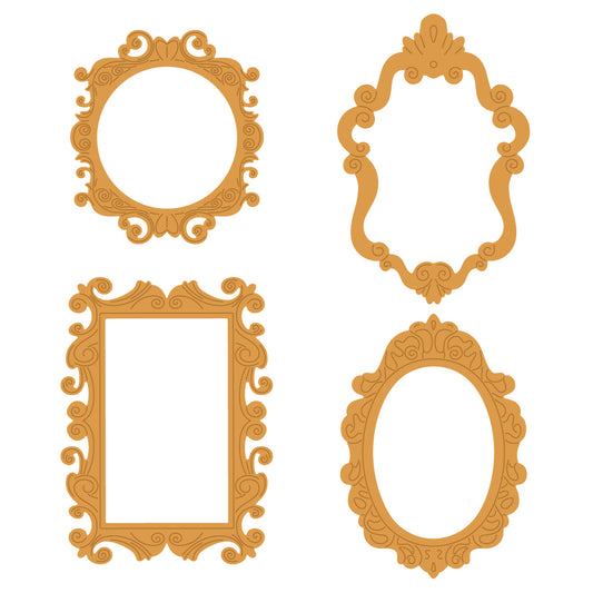 Lovely Layers: Gallery Wall Baroque Frames - Honey Cuts Stand-Alone Dies