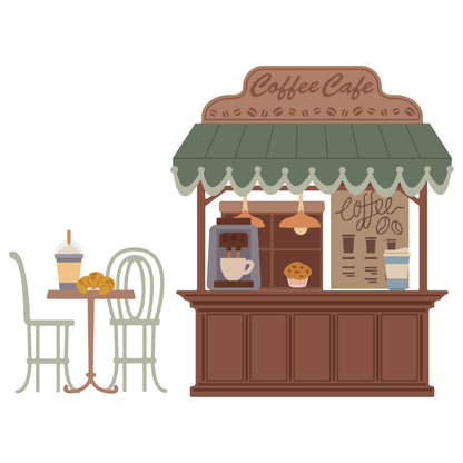 Lovely Layers: Coffee Bar - Honey Cuts - Stand-Alone Dies