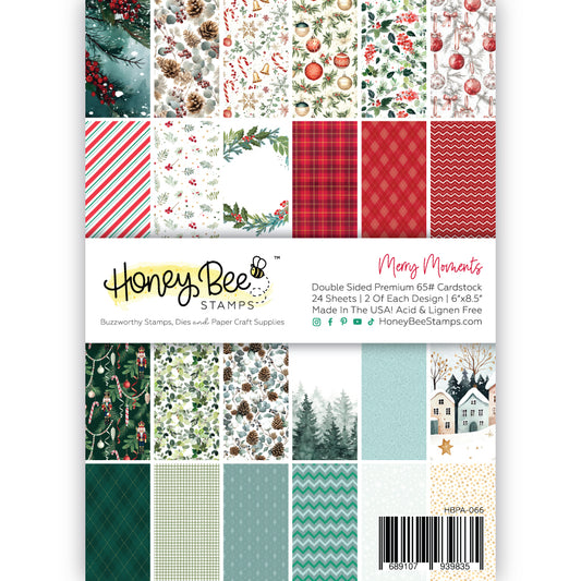 Merry Moments Paper Pad 6x8.5 - 24 Double-Sided Sheets
