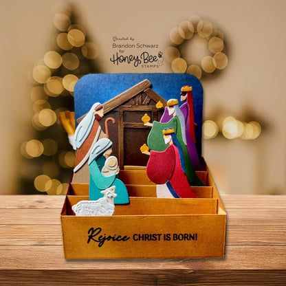 Lovely Layers: Nativity Scene - Honey Cuts - Stand-Alone Dies