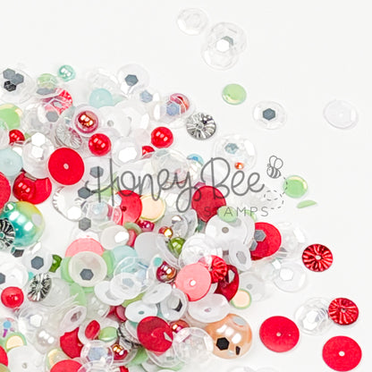 Festive Tree - Sequin, Confetti and Pearl Mix