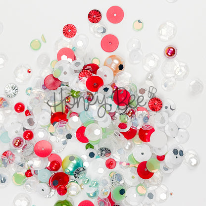 Festive Tree - Sequin, Confetti and Pearl Mix
