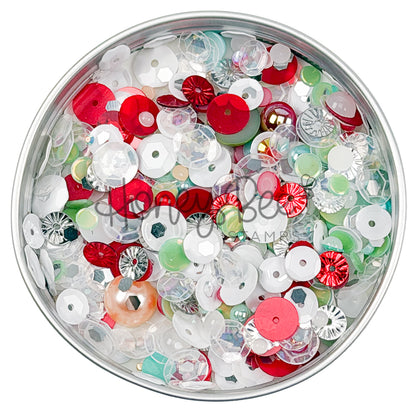 Festive Tree - Sequin, Confetti and Pearl Mix
