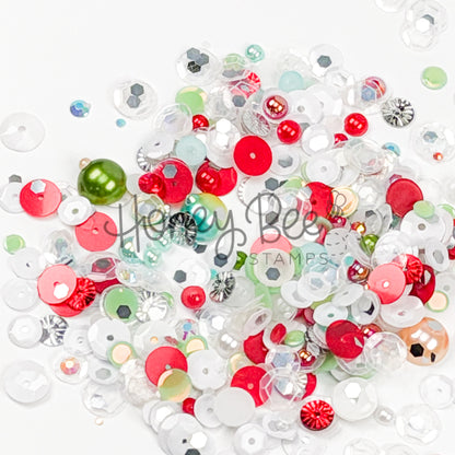 Festive Tree - Sequin, Confetti and Pearl Mix