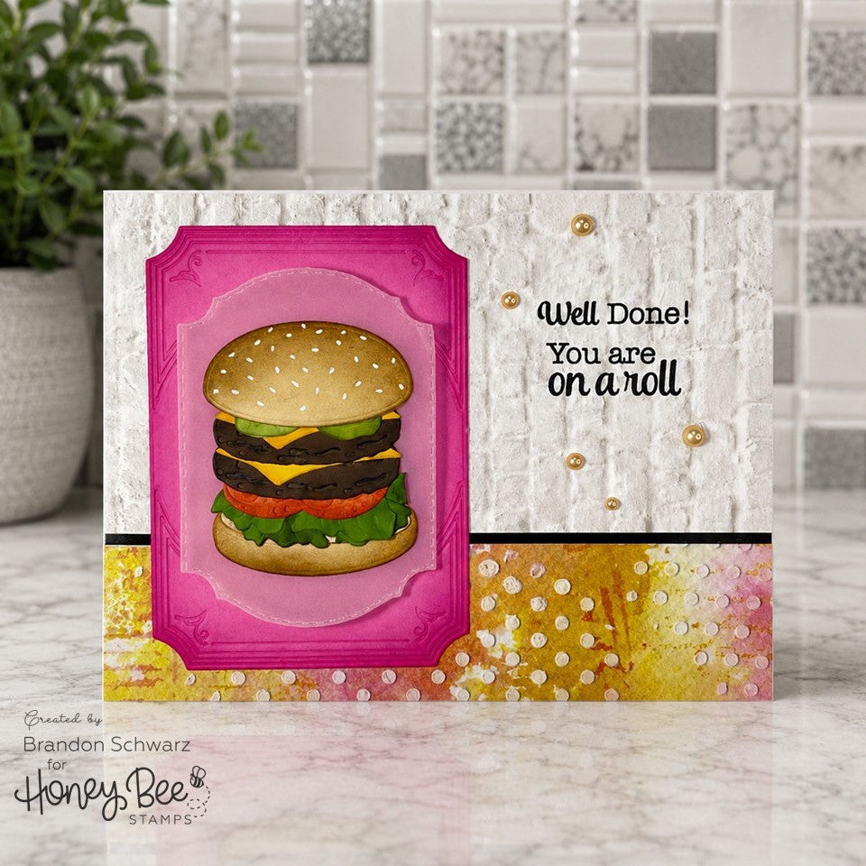 Lovely Layers: Hamburger - Honey Cuts Stand-Alone Dies